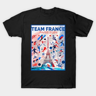 Team France - Paris 2024 T-Shirt